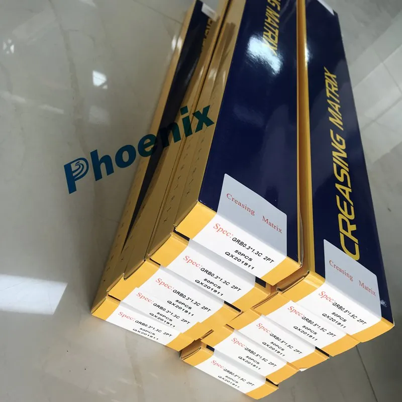 커팅 나이프 모든 크기 수입 새로운 주름진 매트릭스 50PCS/박스 다이 커팅 머신용 슈트 대량 재고 있음