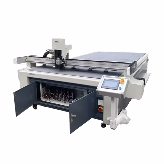 CNC 평상형 트레일러 절단 테이블 디지털 방식으로 절단 도형기 큰 체재 절단기 죽습니다